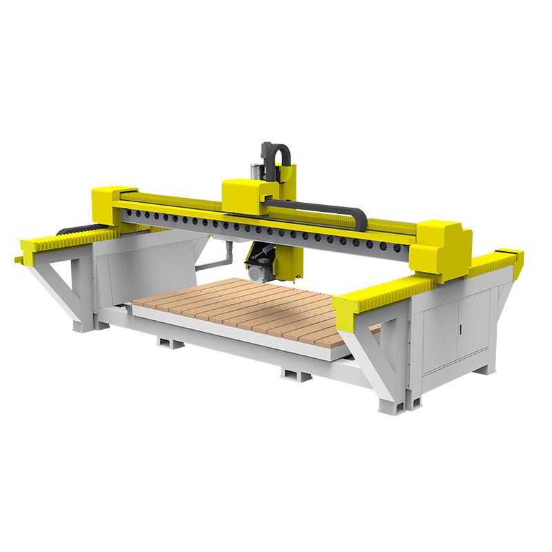 4+1 axis 4 aixs tiles stone slab bridge saw cutter machine granite marble cutting machine