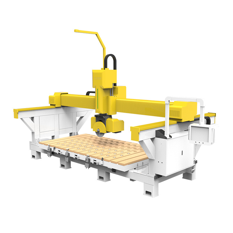 cnc router marble 5 axis cnc bridge saw stone cutting machine 5axis marble cutter machine price