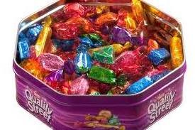 Quality Street Nestle, 2 LB, Extra Large Metal Tin, Assorted Chocolates and Toffees