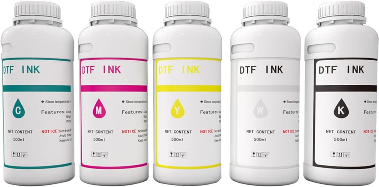 Factory sales Hot melt powder dtf film premium tinta dtf white ink 1000ml dtf ink for Epson XP600 4720 L1800 L805 I3200Printer