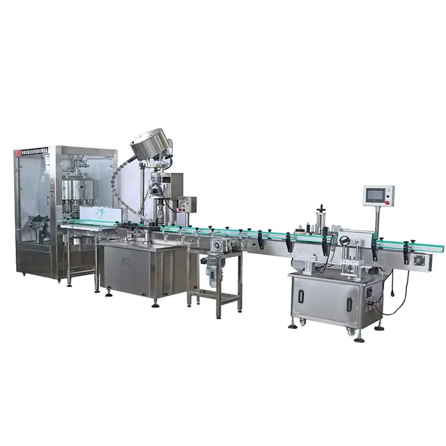 Automatic Glass Bottle Crown capping Wine/Alcohol/Liquor/Spirits/Beer Washing Filling Capping Bottling Machine