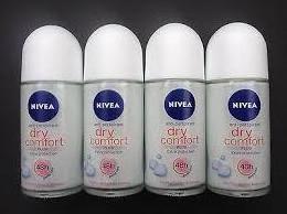 NIVEA 50ml Invisible Black And White Clear Roll On Anti Perspirant Deodorant