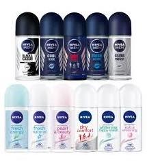 NIVEA 50ml Invisible Black And White Clear Roll On Anti Perspirant Deodorant