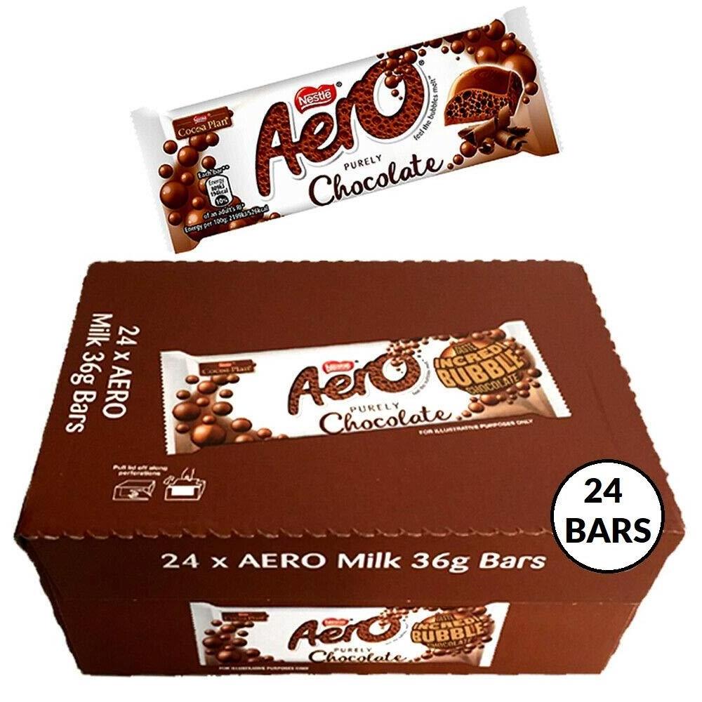 AERO Truffle Chocolate Mousse Milk Chocolate Bar, 105g/3.7oz., 2-Pack