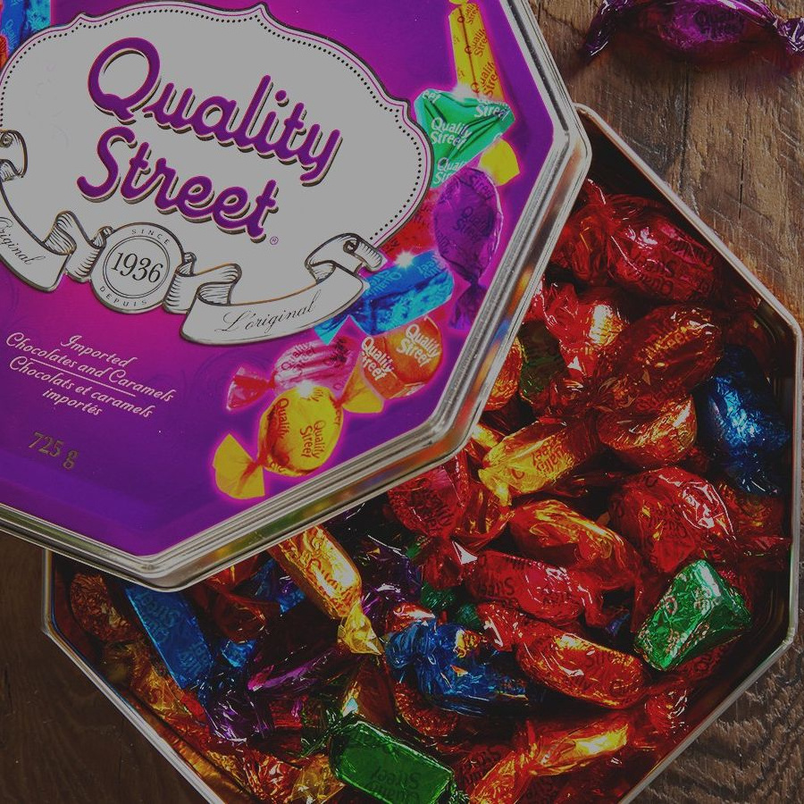 Nestle Quality Street Tin Extra Large, Can, Assorted Chocolates, Imported from United Kingdom 2lbs