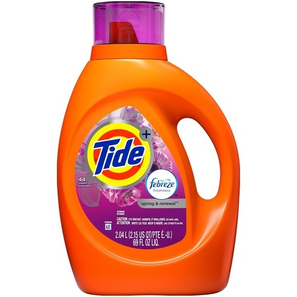 Tide Simply + Oxi Liquid Laundry Detergent, Refreshing Breeze, 96 loads, 150 fl oz