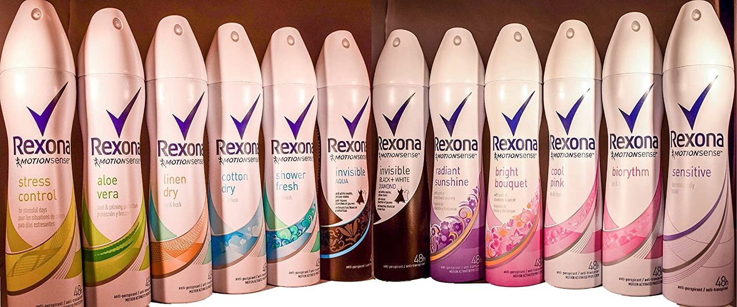 Hot Sale Price Of REXONA Women Shower Clean Spray Deodorant For Sale Form Spray