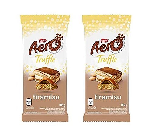 AERO Truffle Tiramisu Milk Chocolate Bar, 105g/3.7oz