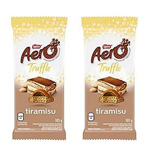 AERO Truffle Tiramisu Milk Chocolate Bar, 105g/3.7oz