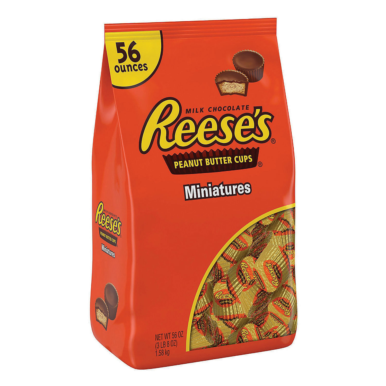 REESE'S Miniatures Milk Chocolate and Peanut Butter Bite Size, Easter, Cups Candy Bulk Party Pack, 35.6 oz