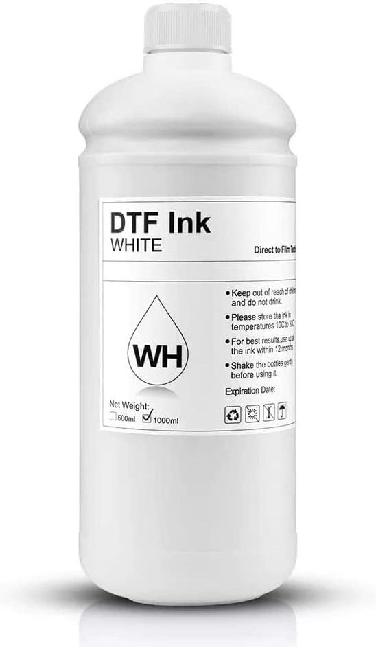 Factory sales Hot melt powder dtf film premium tinta dtf white ink 1000ml dtf ink for Epson XP600 4720 L1800 L805 I3200Printer