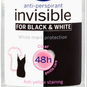 NIVEA 50ml Invisible Black And White Clear Roll On Anti Perspirant Deodorant