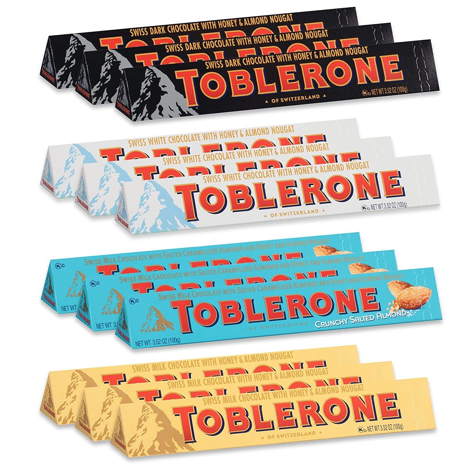 Toblerone 100g Dark Chocolate / Toblerone All Flavours 100g