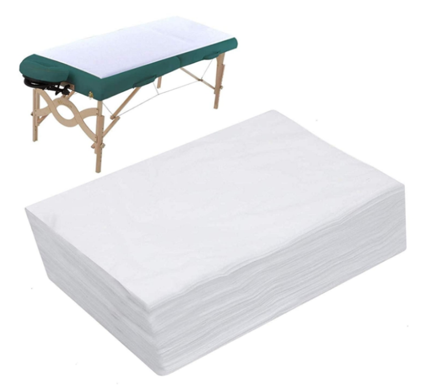 Disposable Recycle PP Non Woven Fabric Bed Sheet for Hospital Popular