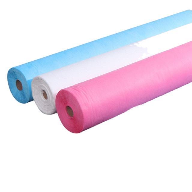 Disposable Recycle PP Non Woven Fabric Bed Sheet for Hospital Popular