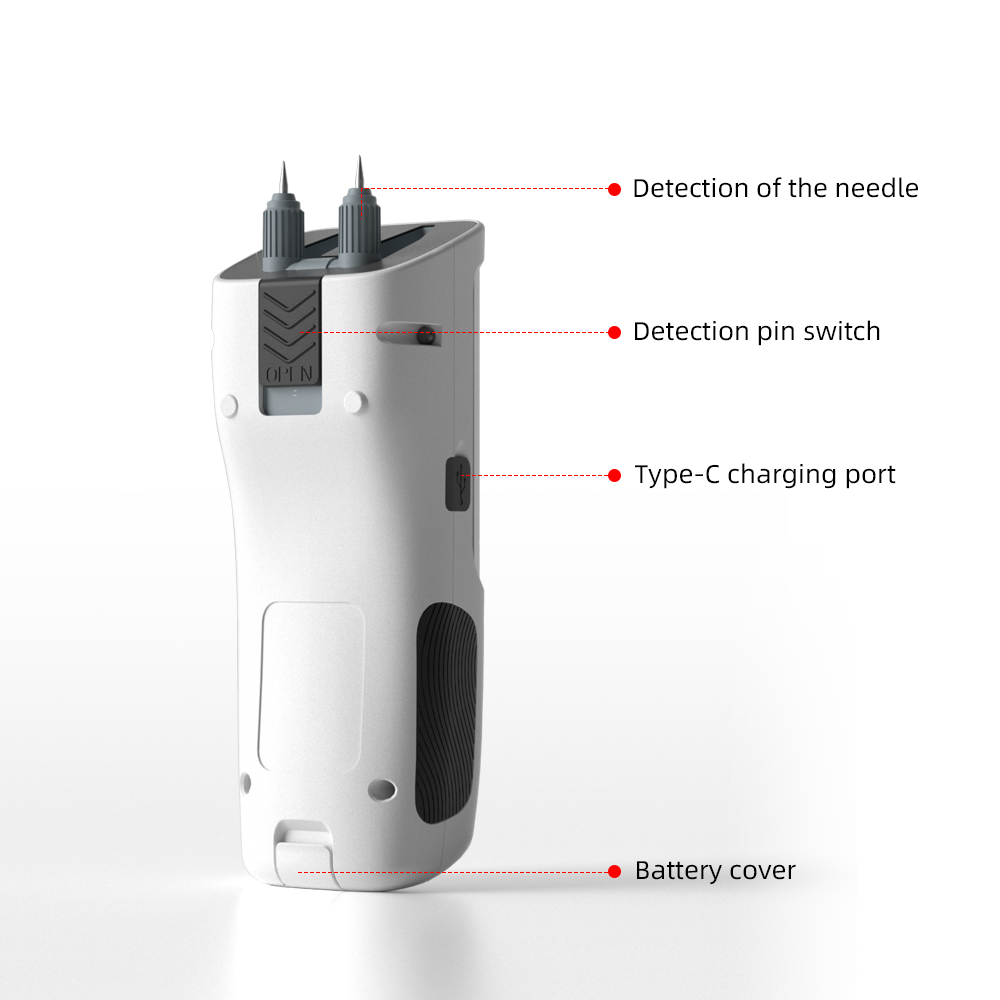 Portable Digital Moisture Meter Pin Type Wood Moisture Meter Handheld Concrete Moisture Meter