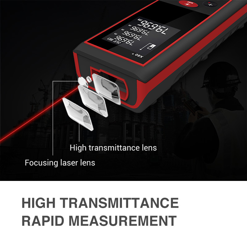 Portable distance meter laser 100m Measuring Single Point Micro Ranging Multifunctional digital laser distance measure meter