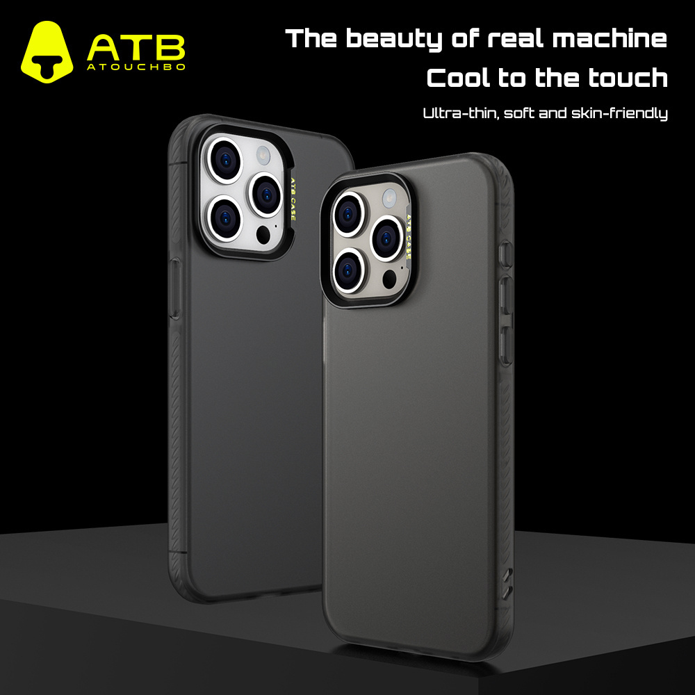 for iPhone 15 anti-yellowing Phone Case TPU Hard PC Translucent Mobile Phone Case Shockproof Phone Case