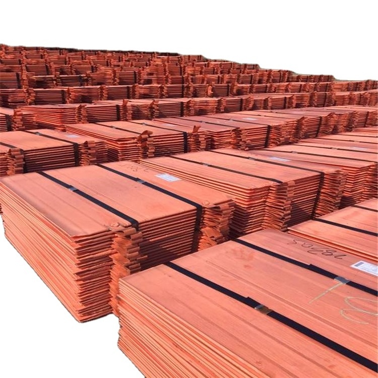 Wholesale Copper Cathodes Plates 3mm 5mm 20mm Thickness 99.99% Copper Cathodes T2 4x8 copper Plate Sheets Supplier Price