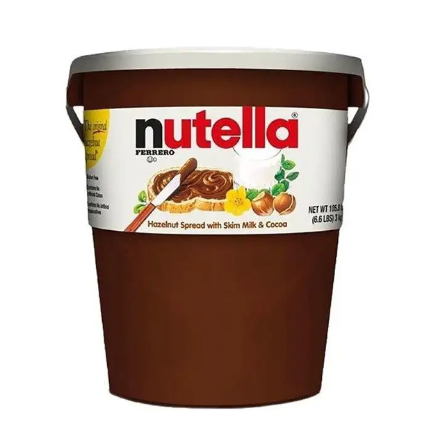 High Quality Ferrero Nutella 3kg x 4 Bucket Hazelnut Spread Wholesale Ferrero Nutellas chocolate For Export Germany and Europe