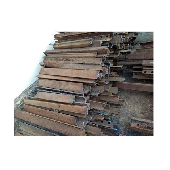 scrap iron beam Iron and Steel Used Rails 1/ 2 Scrap/ Metal Scrap for sale in bulk.