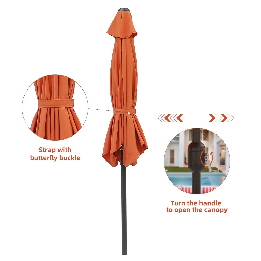 Support Dropshipping 7.5 Ft Small Beach Umbrella Outdoor Patio Sun Umbrella For Garden Uv Protection