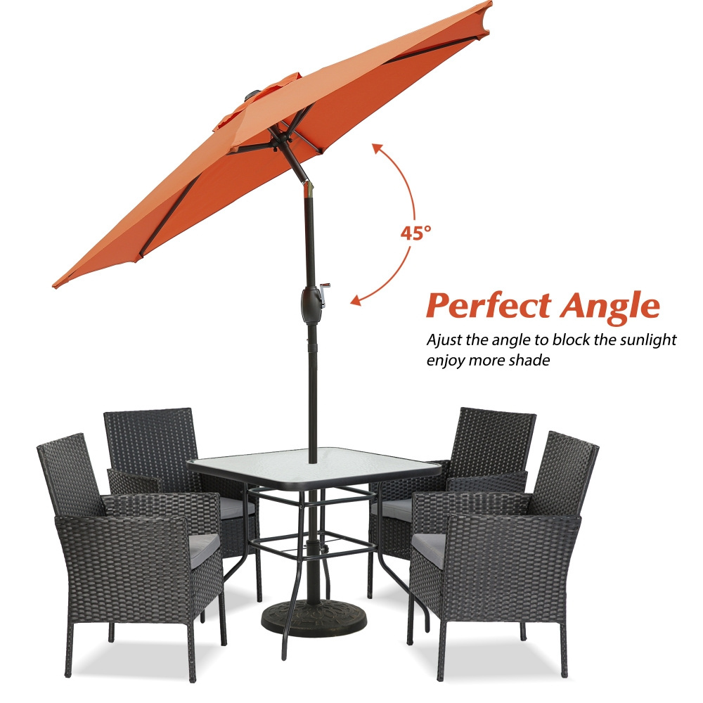 Support Dropshipping 7.5 Ft Small Beach Umbrella Outdoor Patio Sun Umbrella For Garden Uv Protection