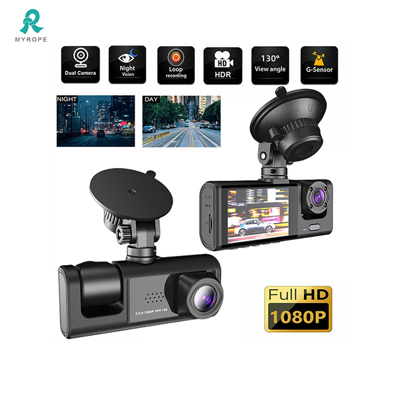 4K Dash Cam Car Camera 3 Channel Azdomes Viofos Front and Rear Mirror Car Camera Night Vision Dash Cam 4K