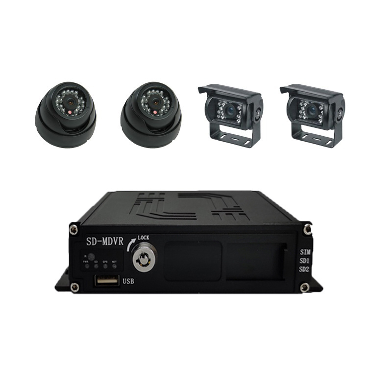 High Quality 4 channel 1080P vehicle cctv camera system mdvr Mobile DVR for truck GPS Tracker