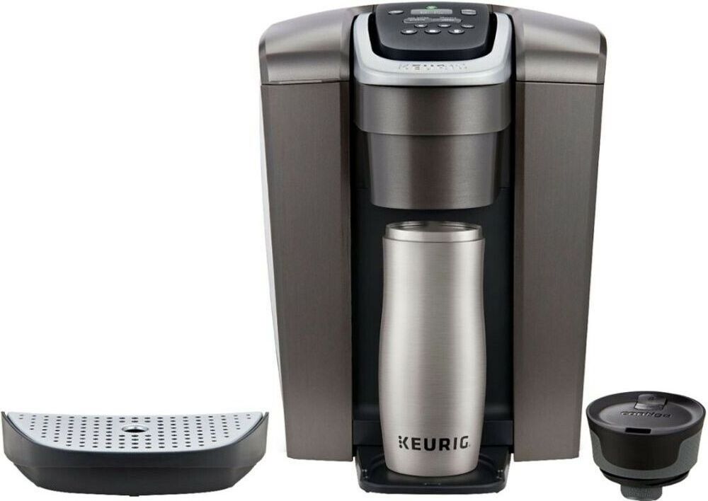 High quality New Keurigs K-Elite Coffee Maker, Single Serve K-Cup Pod Coffee Brewer, Iced Coffee Capability  Star & bucks K-Cup