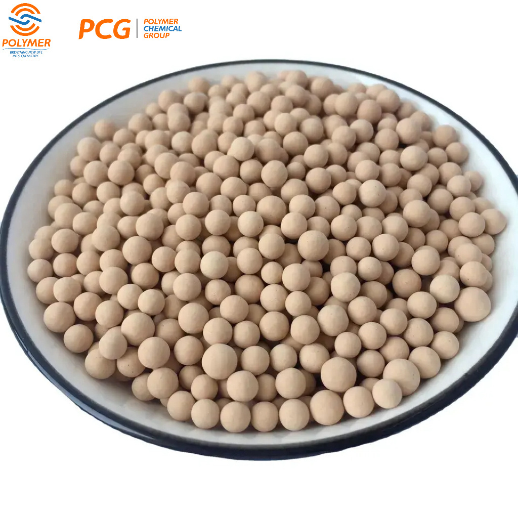 High quality  3A 4A 5A Zeolite Molecular Sieve 13X 3-5mm Beads For Cracked Gas Drying 63231-69-6 with good price