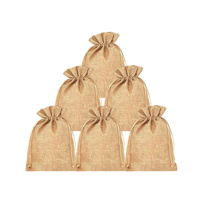 Customized tea packing jute bags Packing Window Jute Bag Tote Buyers Rice Used Jute Gunny Bags For Gift