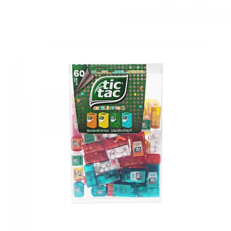 Tic Tac Sprite Lemon Lime Flavored Candy Mints, 1 oz Singles (Pack of 12)