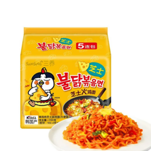 USA high quality Korean snacks Instant Noodle Food Hot Chicken Spicy Flavor Roasted