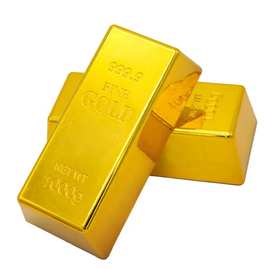 High quality commemorative custom made metal gold clad plated tungsten bar 1 oz 24k pure gold bullion bars Low Price