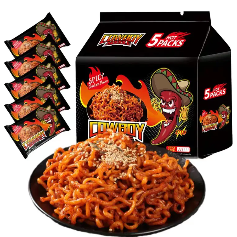 USA high quality Korean snacks Instant Noodle Food Hot Chicken Spicy Flavor Roasted