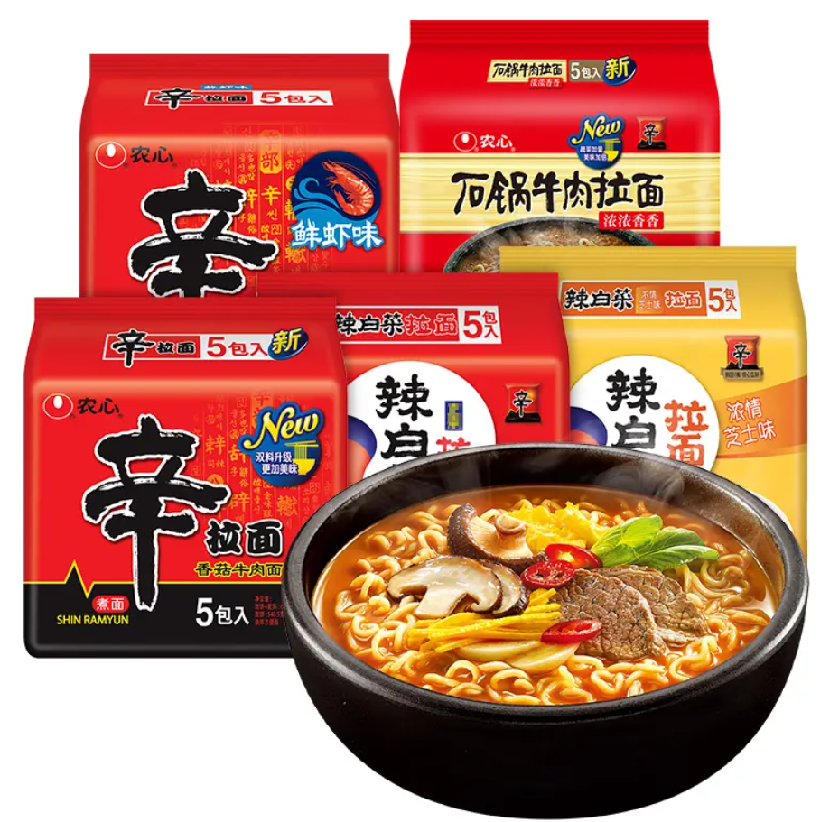 Wholesale Korean Noodles hot sale hot chicken Spicy flavour Halal Instant ramen noodles