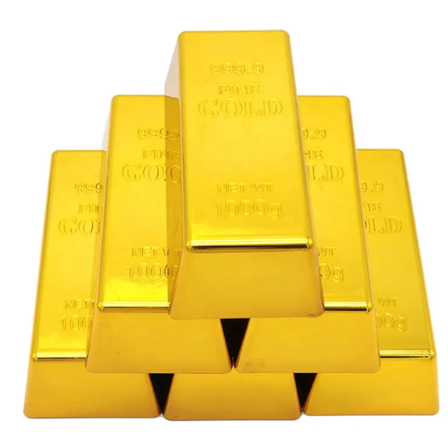 High quality commemorative custom made metal gold clad plated tungsten bar 1 oz 24k pure gold bullion bars Low Price