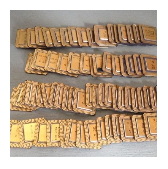 Top Quality Pure CPU Processor Scrap Gold Recovery Ceramic CPU Scrap For Sale At Cheapest Wholesale Price