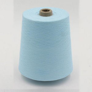 Cotton Yarn Price Colorful Regeneration Blend Thread 20/2 Recycled Polyester Cotton Yarn For Knitting Weaving