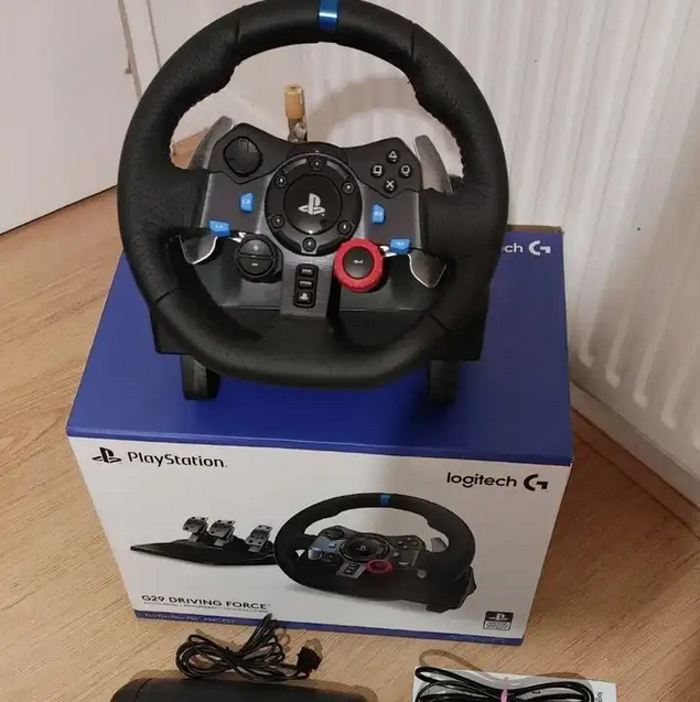 NEW Logitechs G29 Driving Force Racing Wheel & Pedals W Gear Shifter Bundle