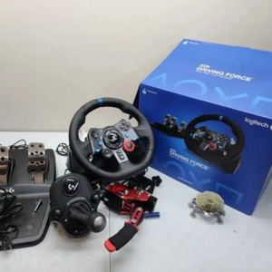 NEW Logitechs G29 Driving Force Racing Wheel & Pedals W Gear Shifter Bundle