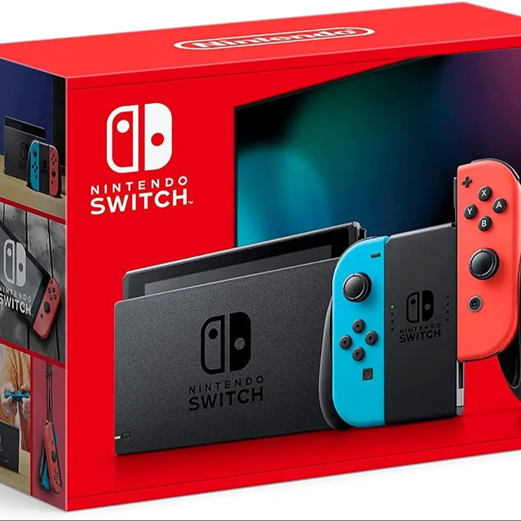 Best Wholesale Price Original Nintendos Switch with Neon Blue and Neon Red Joy-Con