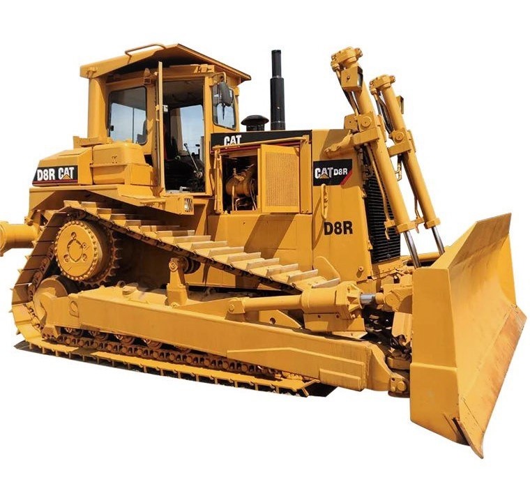 Used large CAT crawler bulldozer original machinery engine parts D8R bulldozer construction equipment