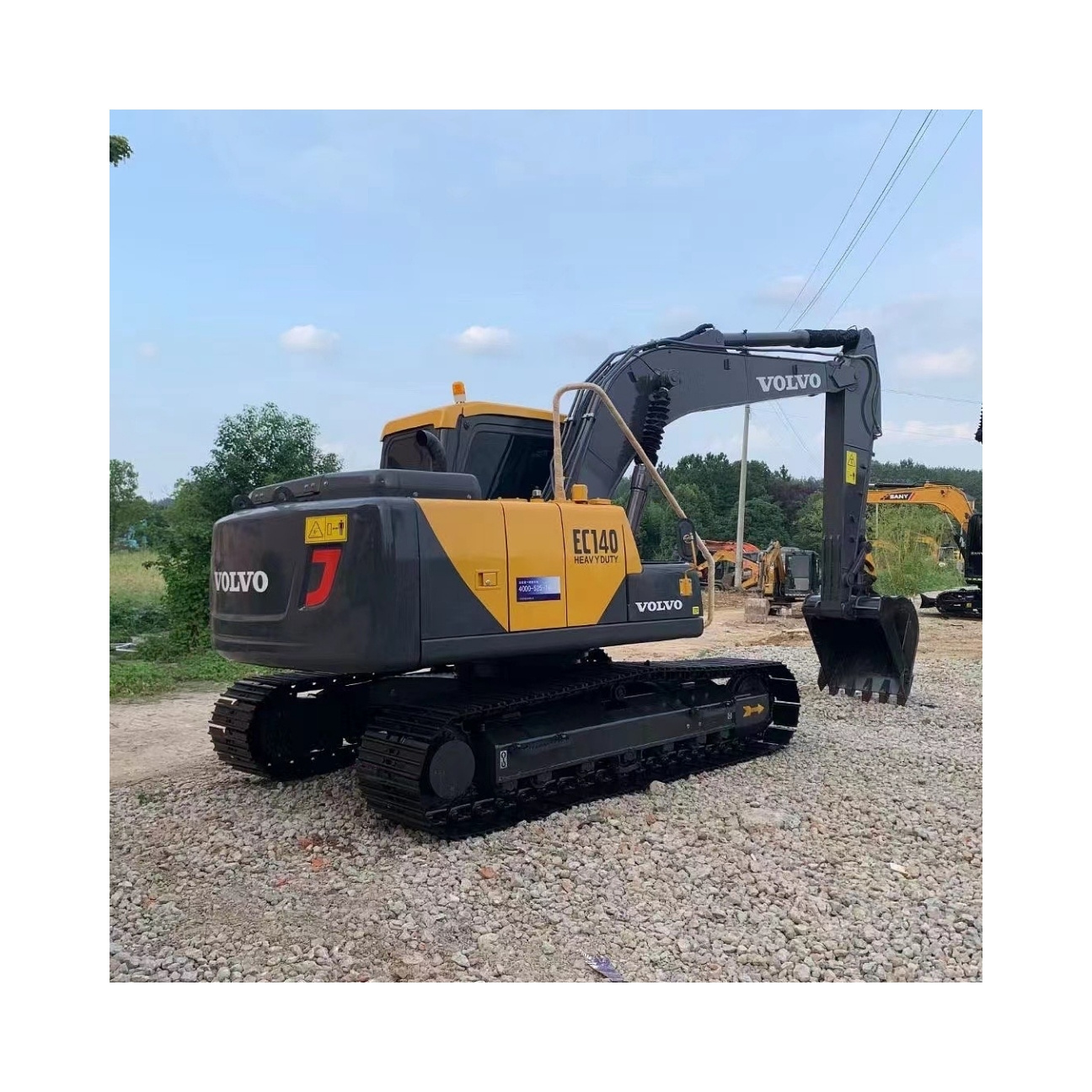 High quality earth moving machinery VOLVO EC140 90% brand new excavator VOLVO EC140 low price