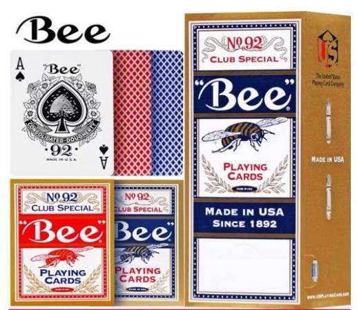 Little Bee Poker Cards American Original NO.92 Bee Poker Texas Special Brand