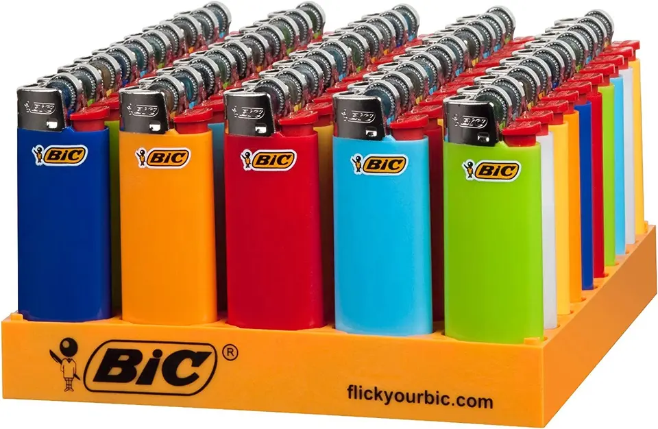 Original Bic lighter j25 and J26 classic b i  c gas cigarette lighter - Mini and Maxi Gas Lighter Flint j3 mini j5 large j6