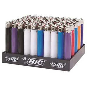 Classic BIC Lighters Mini J25 Original BIC Maxi J26 Lighters Customized Lighters 50 Pack Wholesale