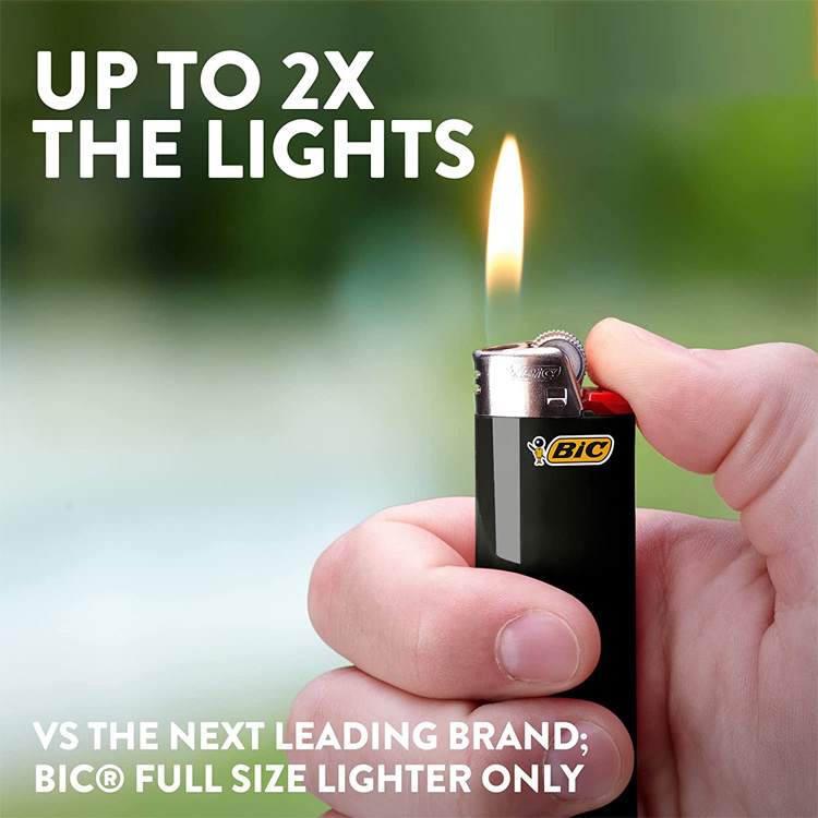 BIC Classic Mini Lighter Case of 50 Maxi J26 France Brand Lighter Classic Fashionable Plastic j5 Wholesale box of lighter