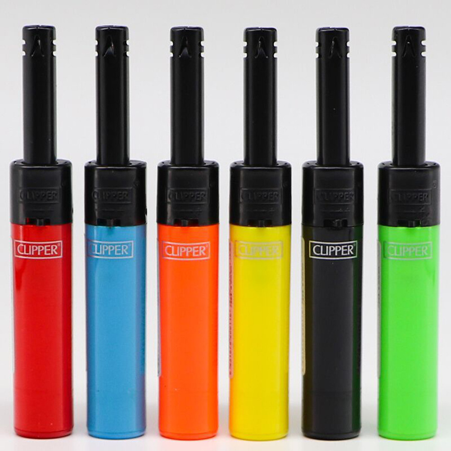 CLIPPER Wholesale Windproof Jet Flame Cigarette Lighters Refillable Butane Gas Torch Lighter